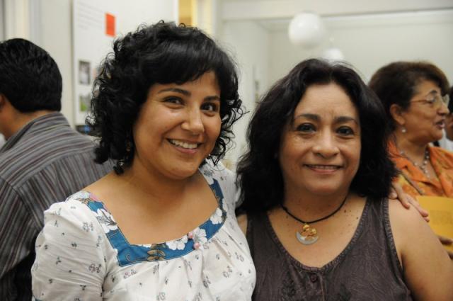 Con Ana Altamirano